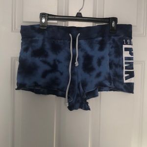 PINK Victoria secret tie dye shorts
